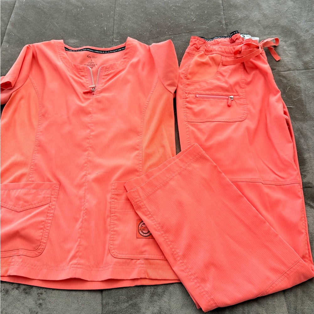 Coral Women's Scrub Set - Unbranded